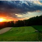 Sonnenuntergang auf dem Lande