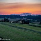 Sonnenuntergang auf dem Lande