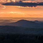 Sonnenuntergang auf dem Luitpoldturm