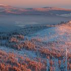 sonnenuntergang auf dem lusen