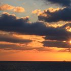 Sonnenuntergang auf dem Meer