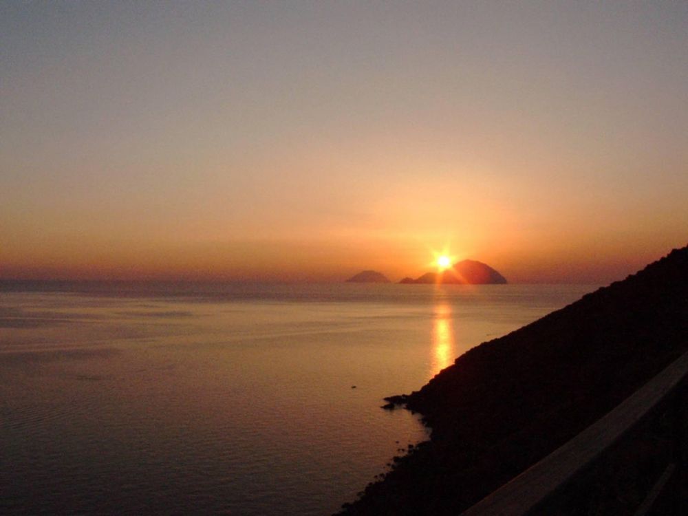 Sonnenuntergang auf dem Meer