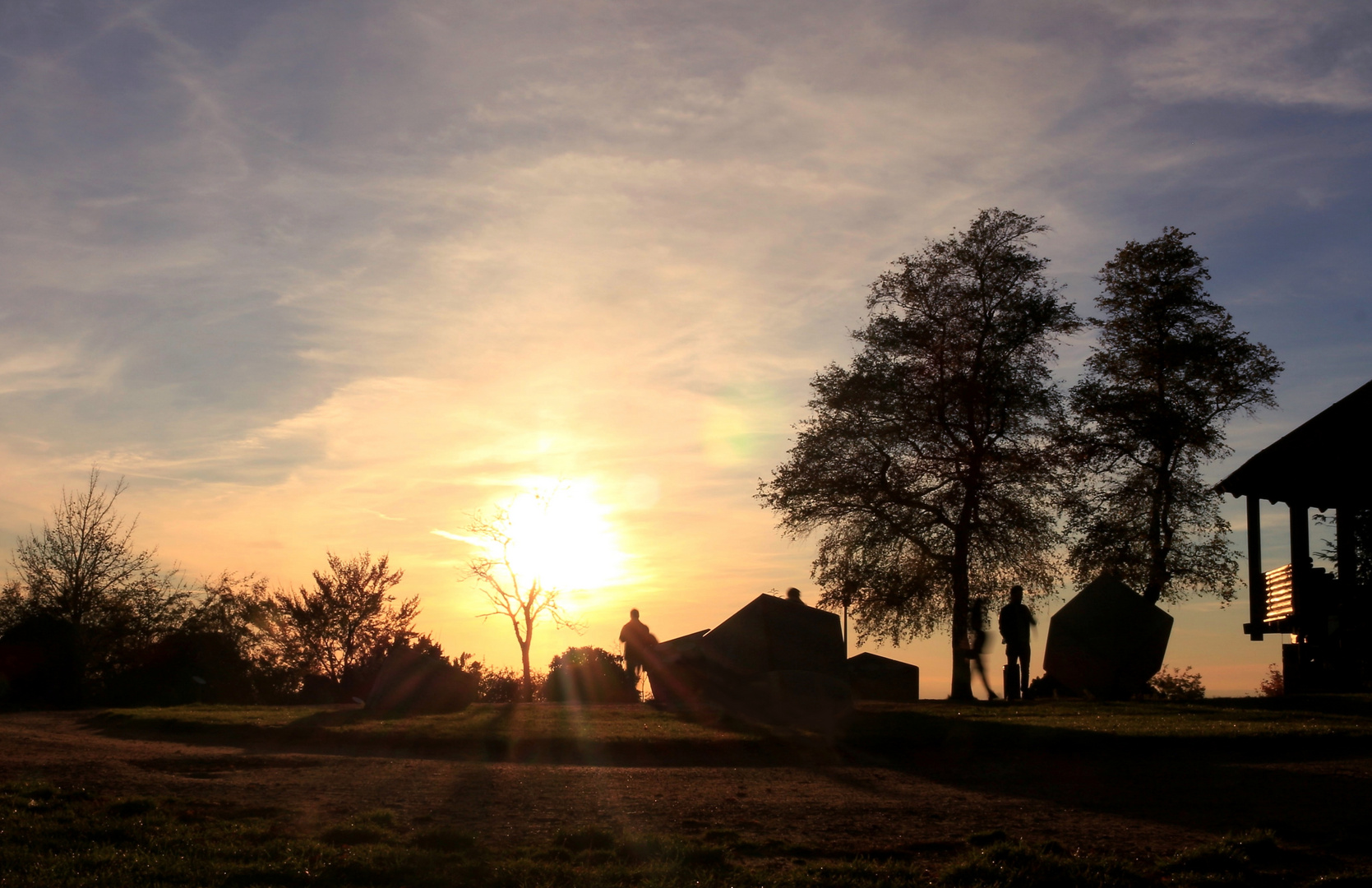 Sonnenuntergang auf dem Merkur