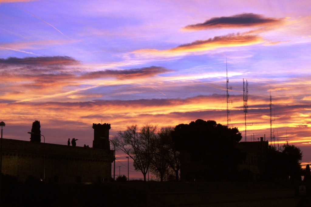 Sonnenuntergang auf dem Montjuic - Barcelona