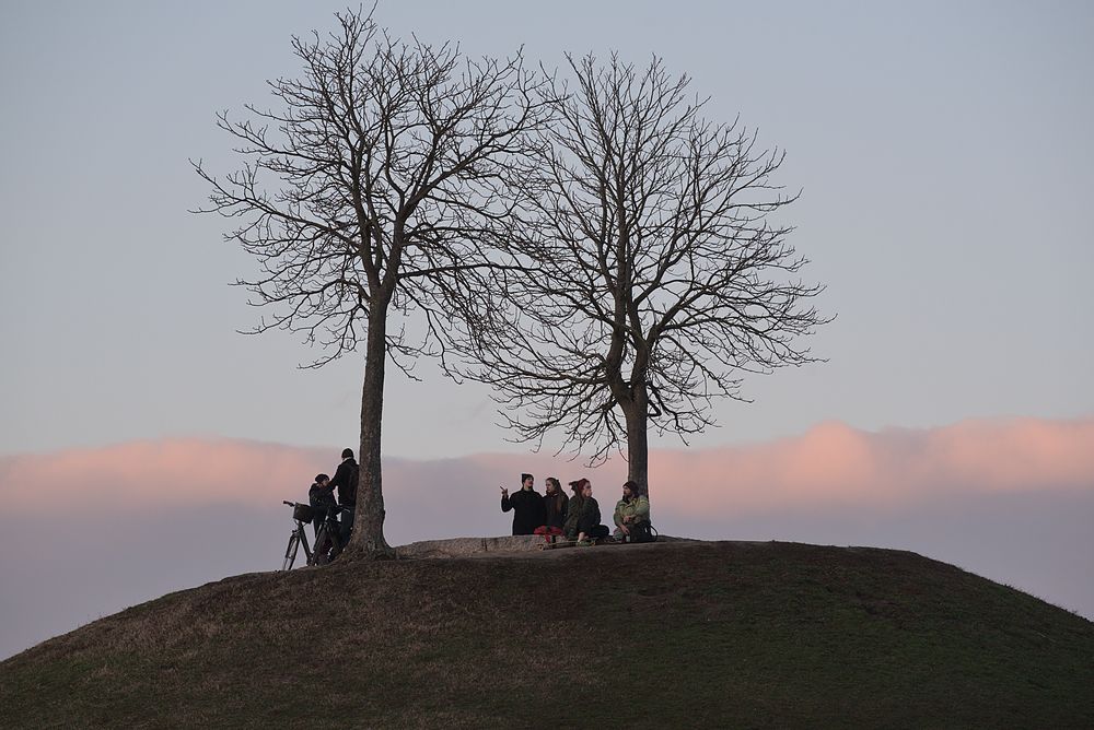 Sonnenuntergang auf dem Mount Klotz