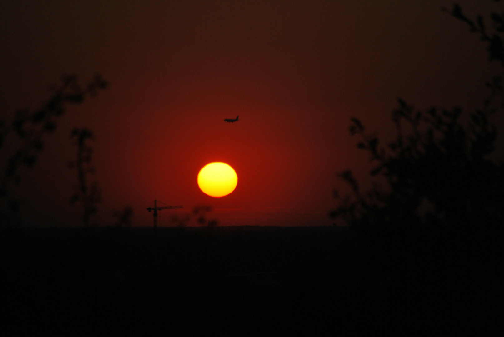 Sonnenuntergang auf dem Müllberg