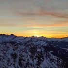 Sonnenuntergang auf dem Nebelhorn