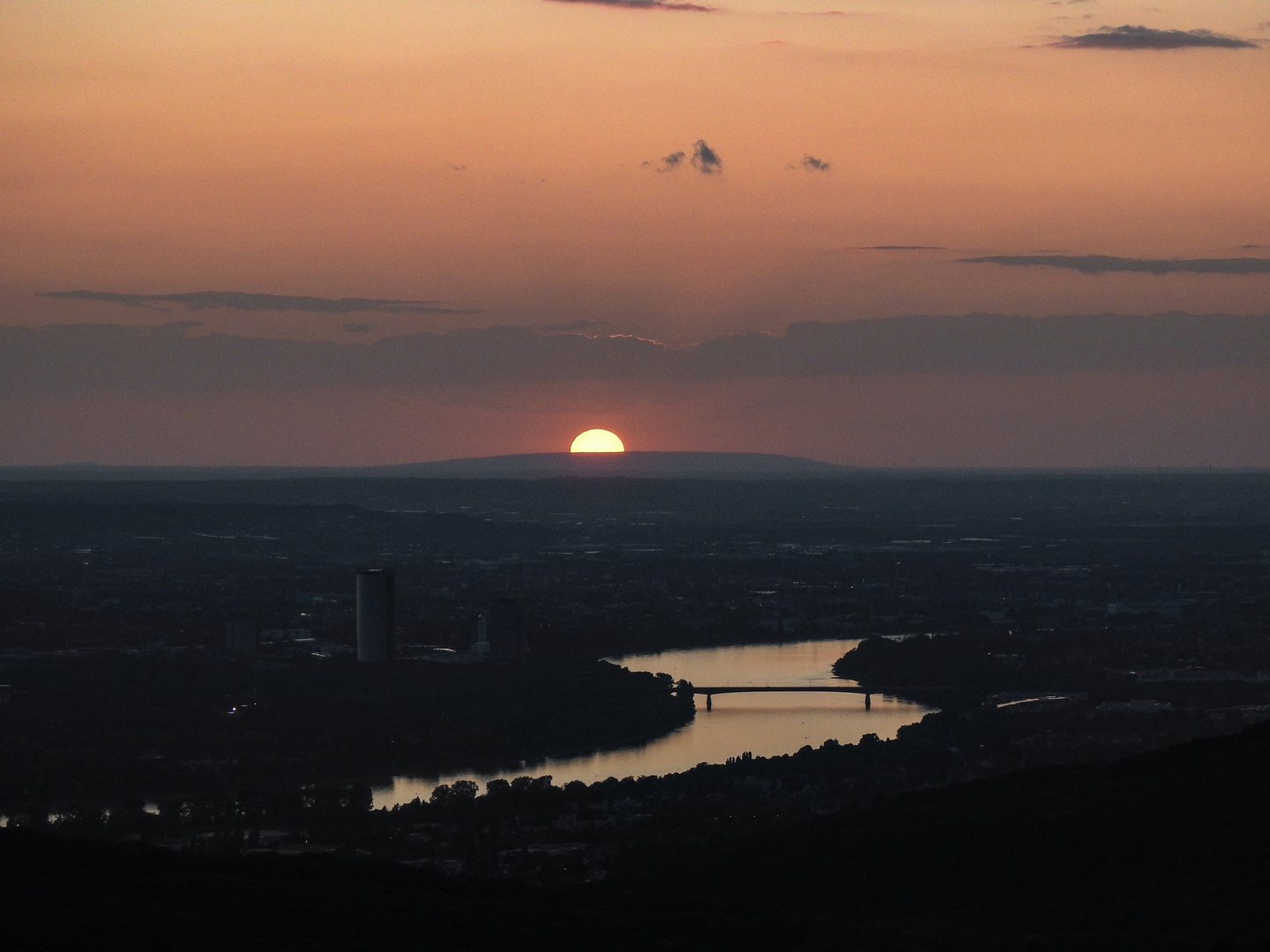 Sonnenuntergang auf dem Oelberg