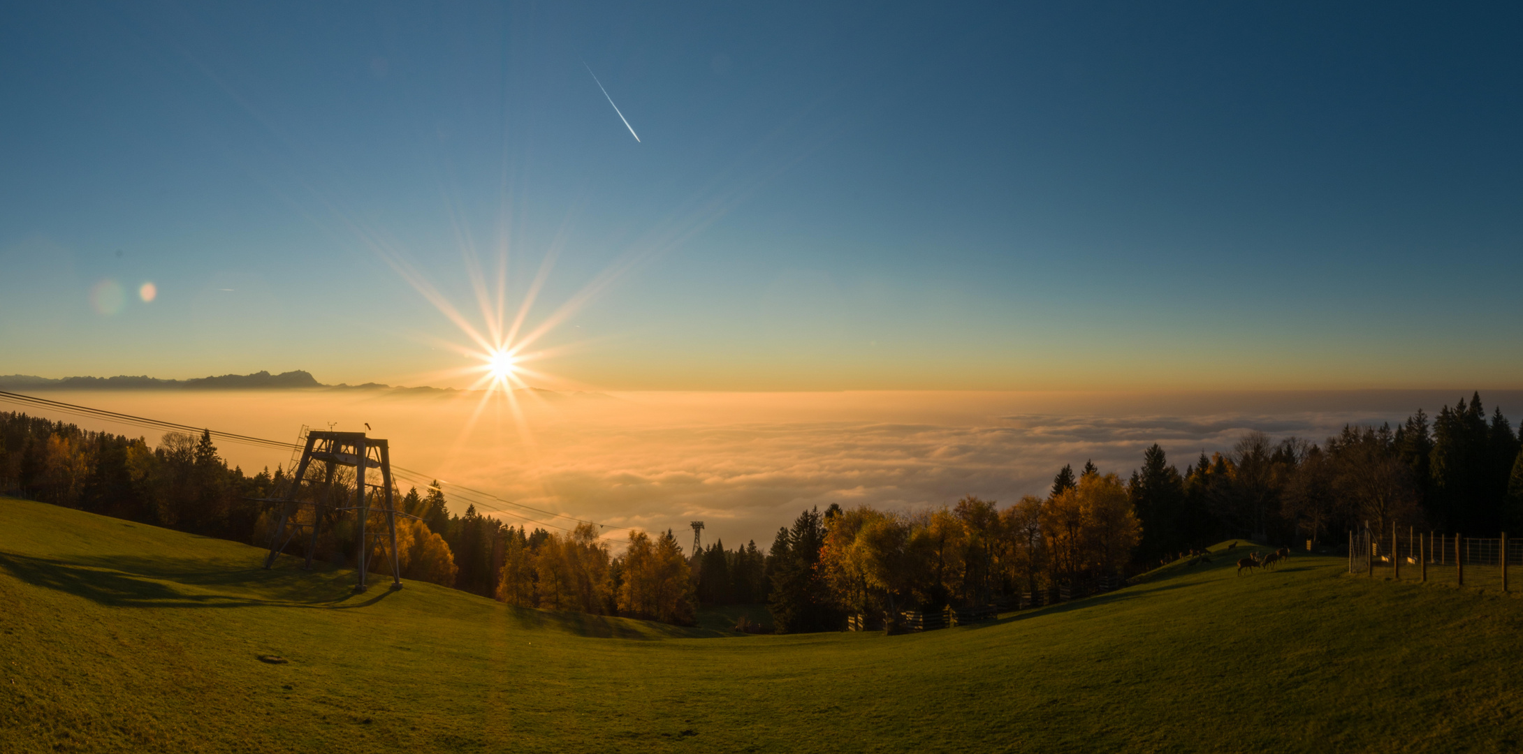 Sonnenuntergang auf dem Pfänder