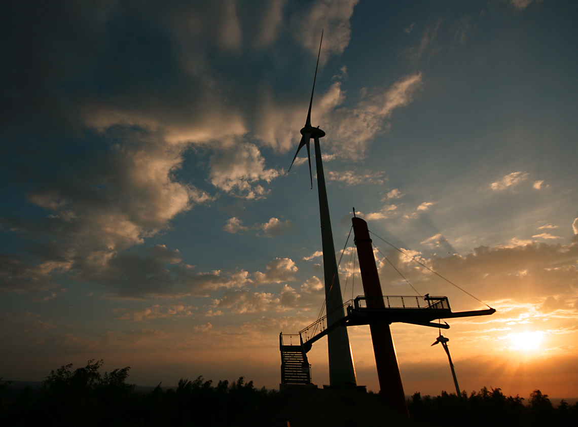 Sonnenuntergang auf dem Piesberg