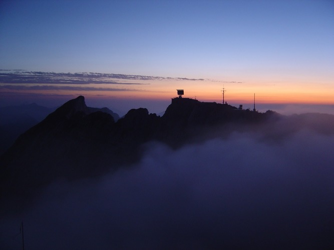 Sonnenuntergang auf dem Pilatus