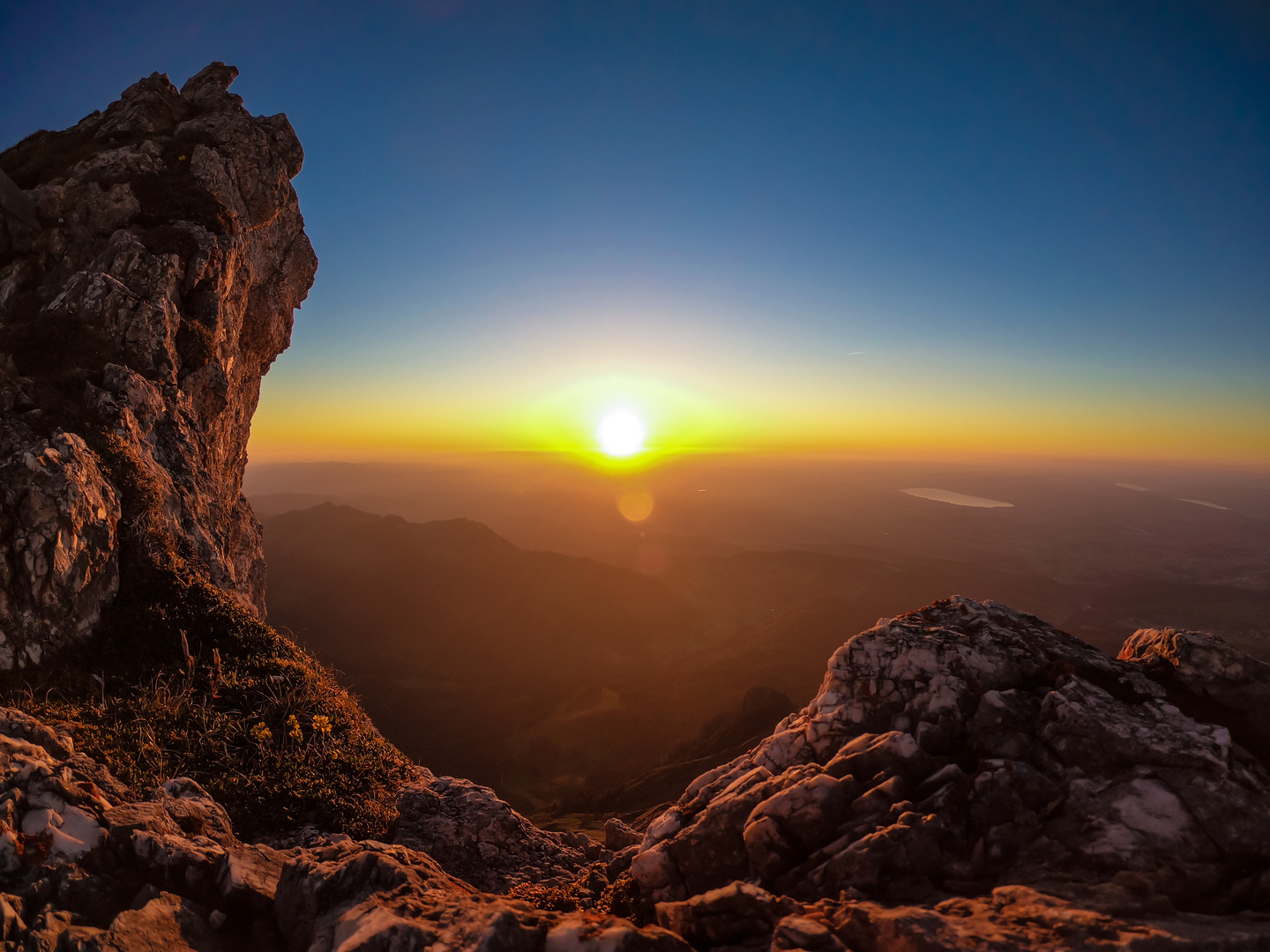 Sonnenuntergang auf dem Pilatus Mount