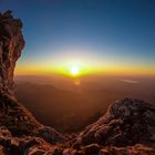 Sonnenuntergang auf dem Pilatus Mount