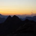 Sonnenuntergang auf dem Piz Languard