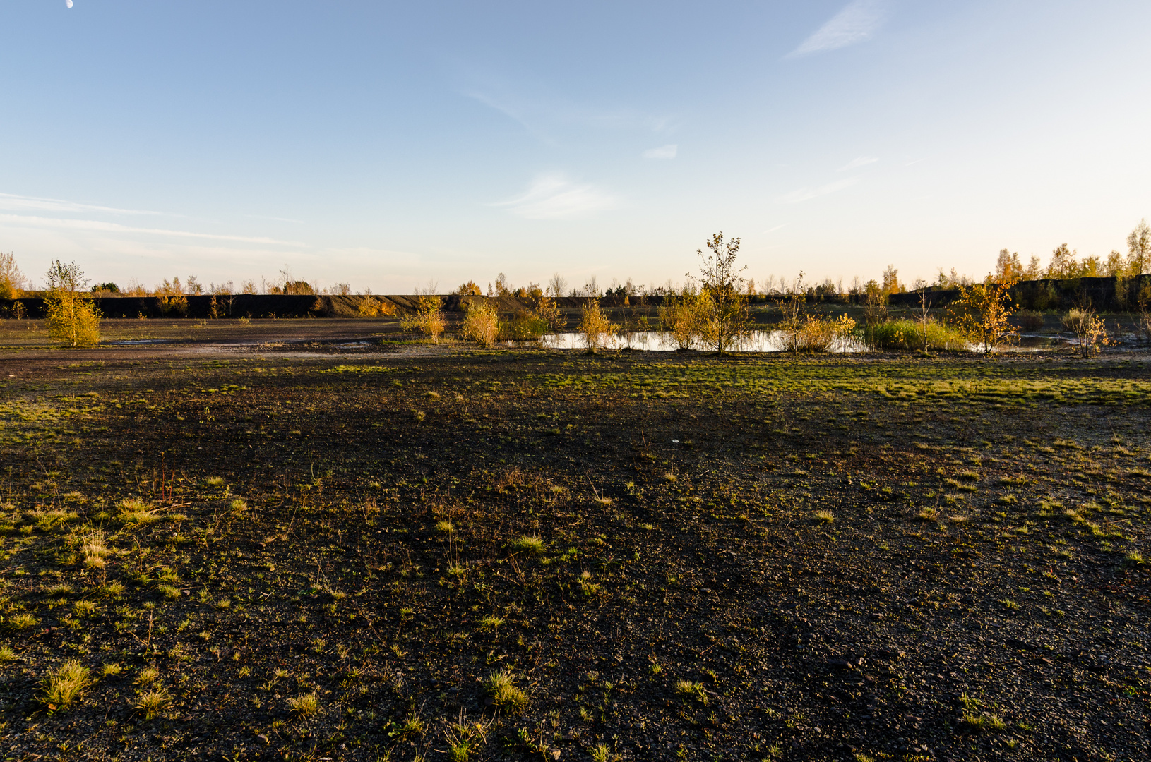 Sonnenuntergang auf dem Plateau der Halde Lydia Camphausen