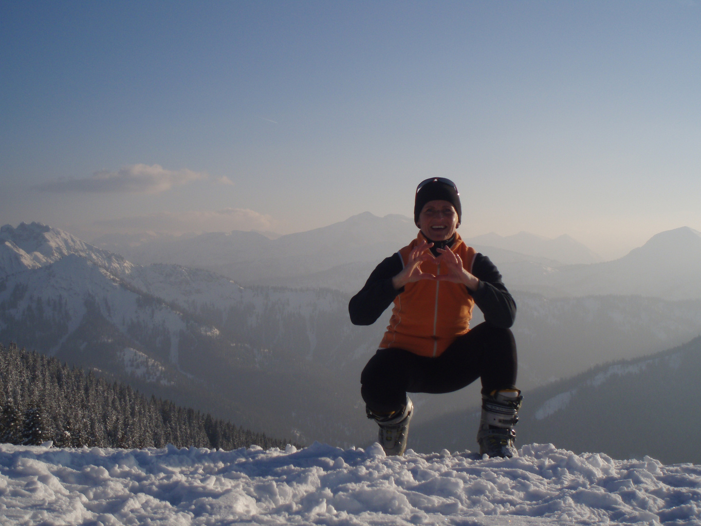 Sonnenuntergang auf dem Roßkopf 1580 m