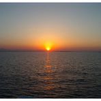 Sonnenuntergang auf dem Roten Meer