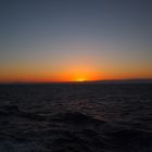 Sonnenuntergang auf dem Roten Meer