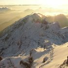 Sonnenuntergang auf dem Säntis