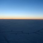 Sonnenuntergang auf dem Salar de Uyuni