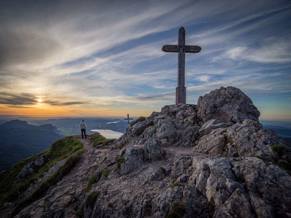 Sonnenuntergang auf dem Schafberg