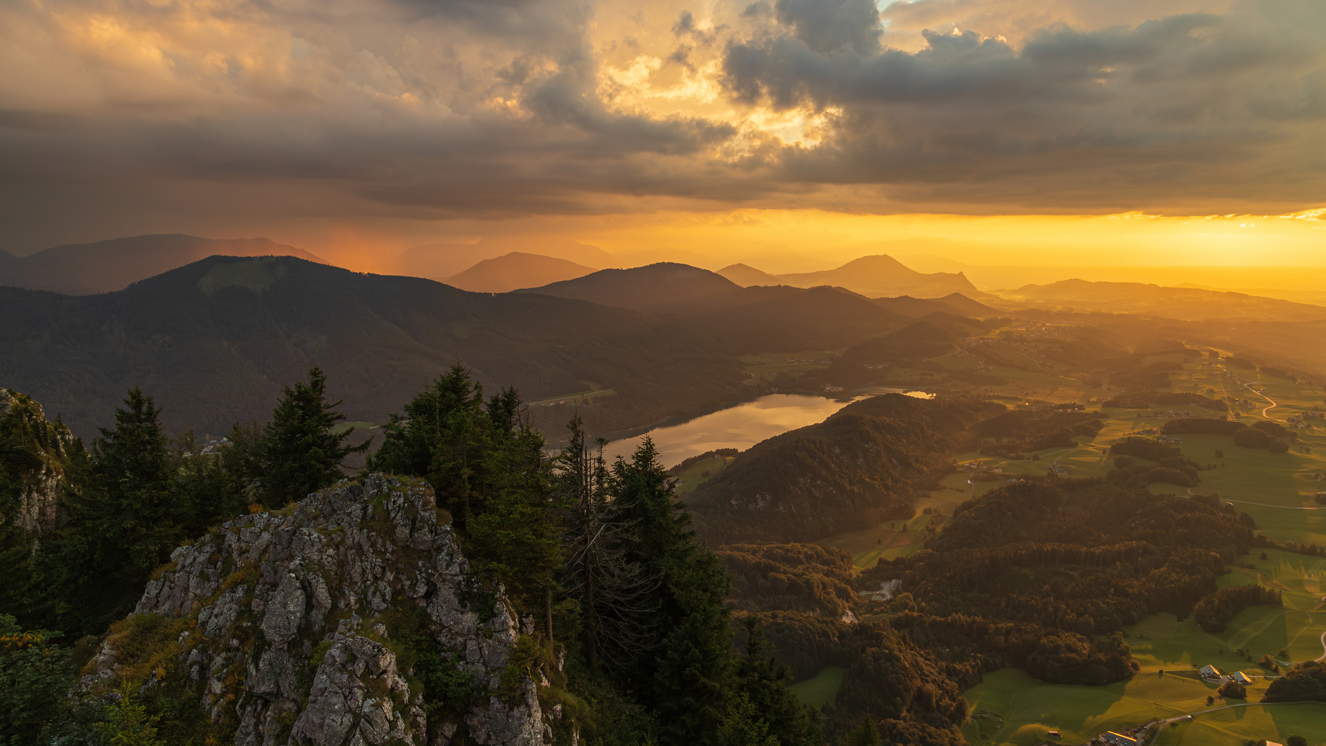 Sonnenuntergang auf dem Schober 2