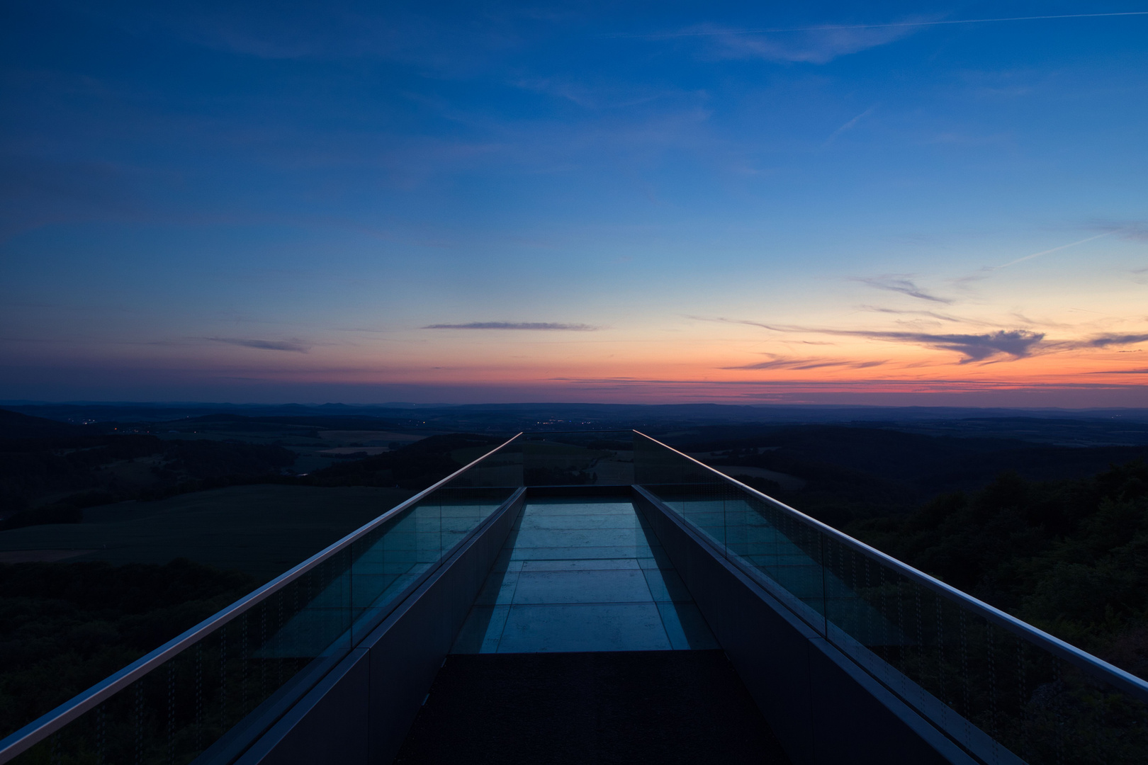 Sonnenuntergang auf dem Sonnenstein