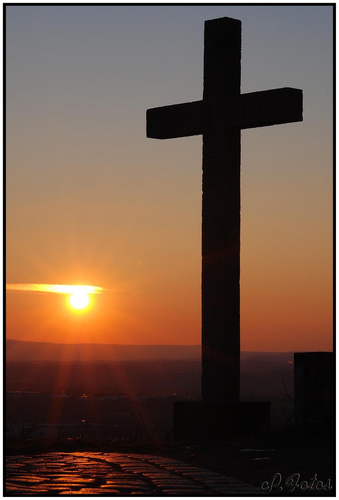 Sonnenuntergang auf dem Staufenberg