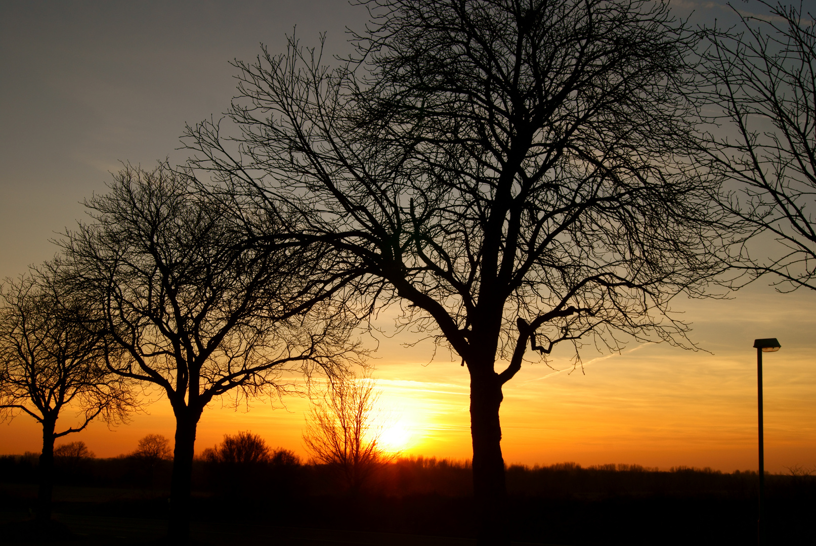 Sonnenuntergang auf dem Tönisberg