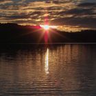 Sonnenuntergang auf dem Wannsee