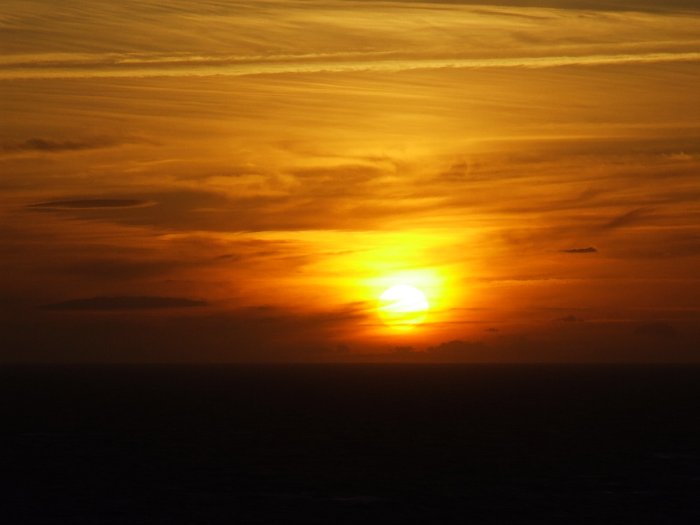 Sonnenuntergang auf den Atlantik