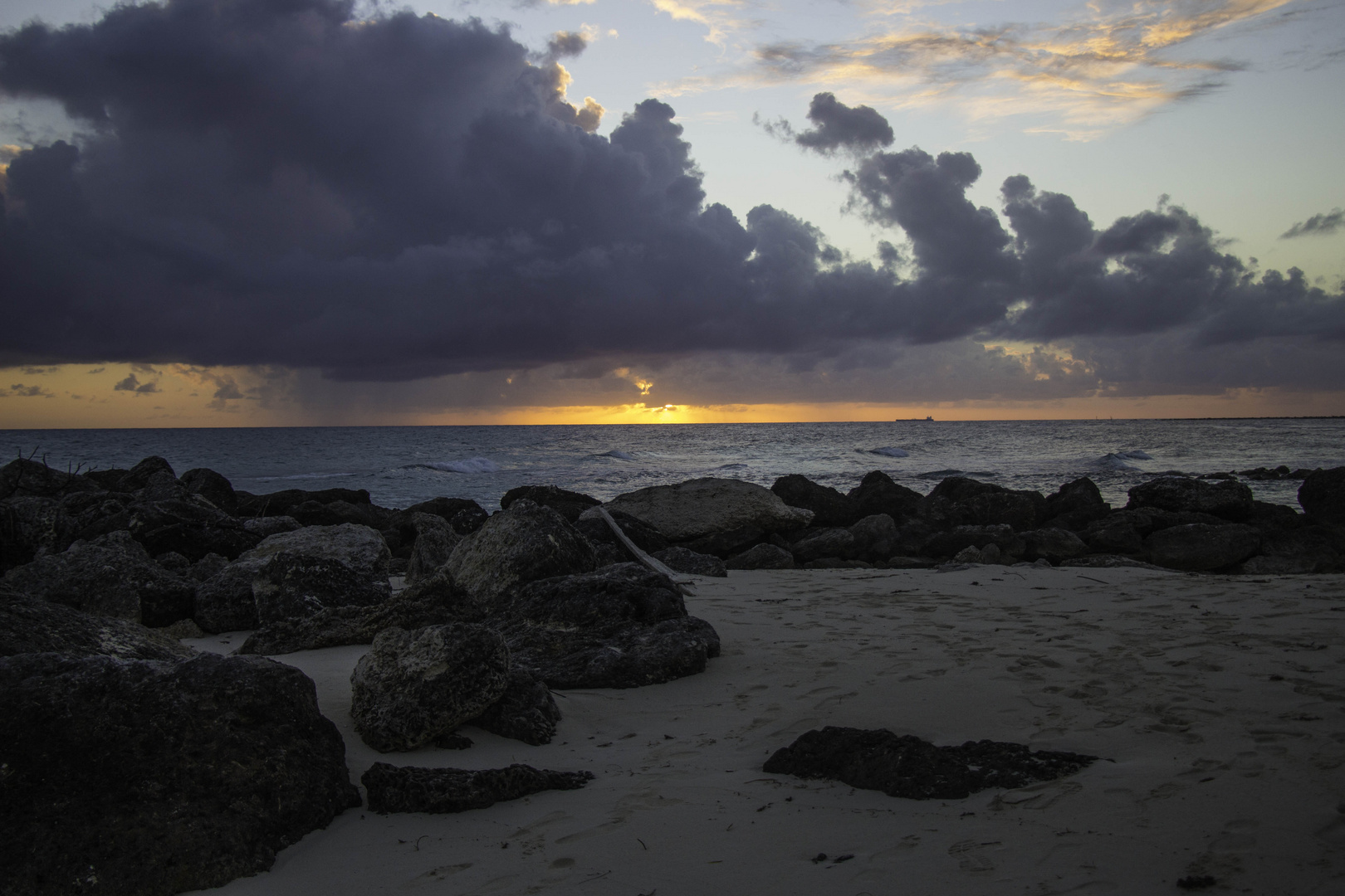 Sonnenuntergang auf den Bahamas