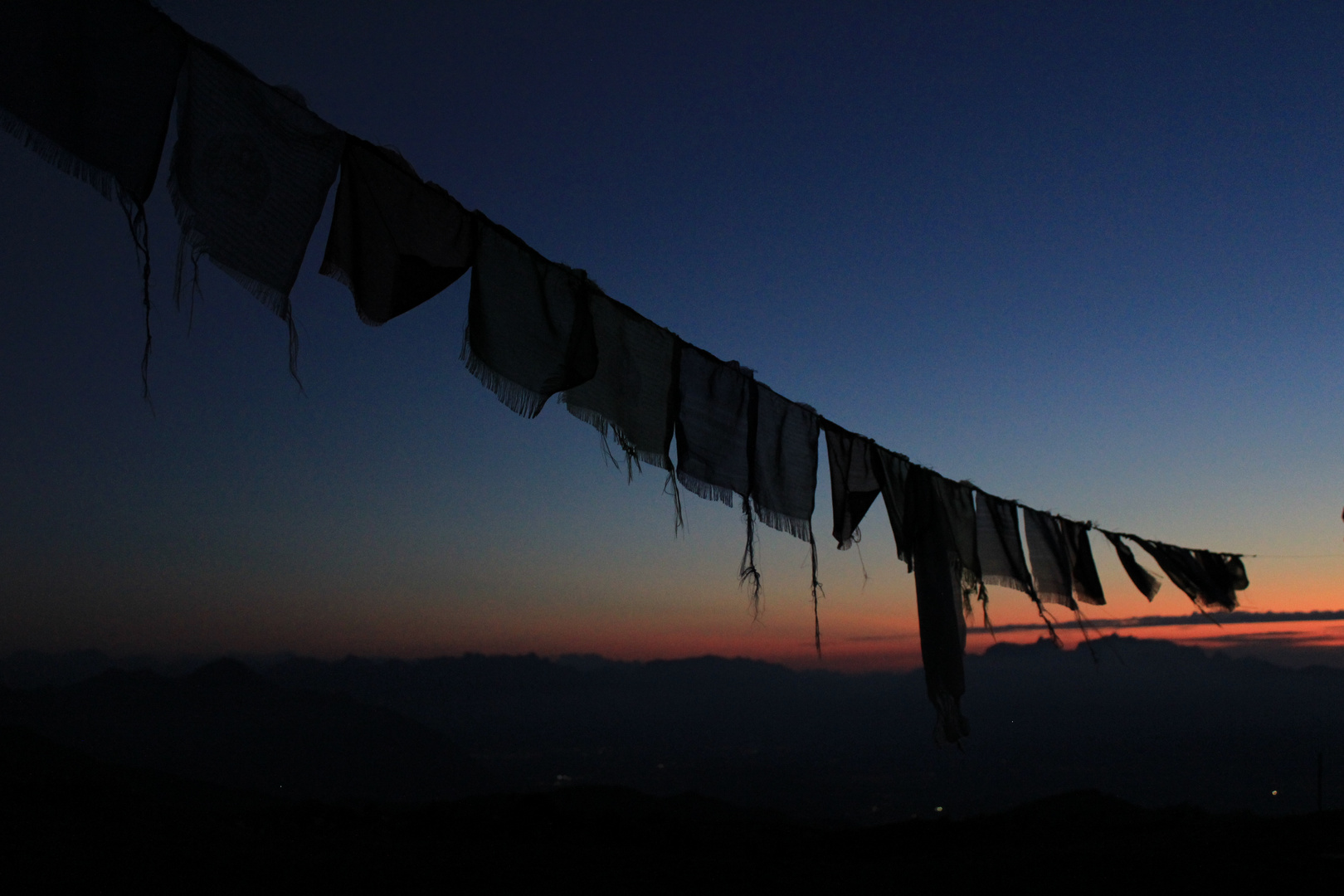 Sonnenuntergang auf den Hohen Freschen