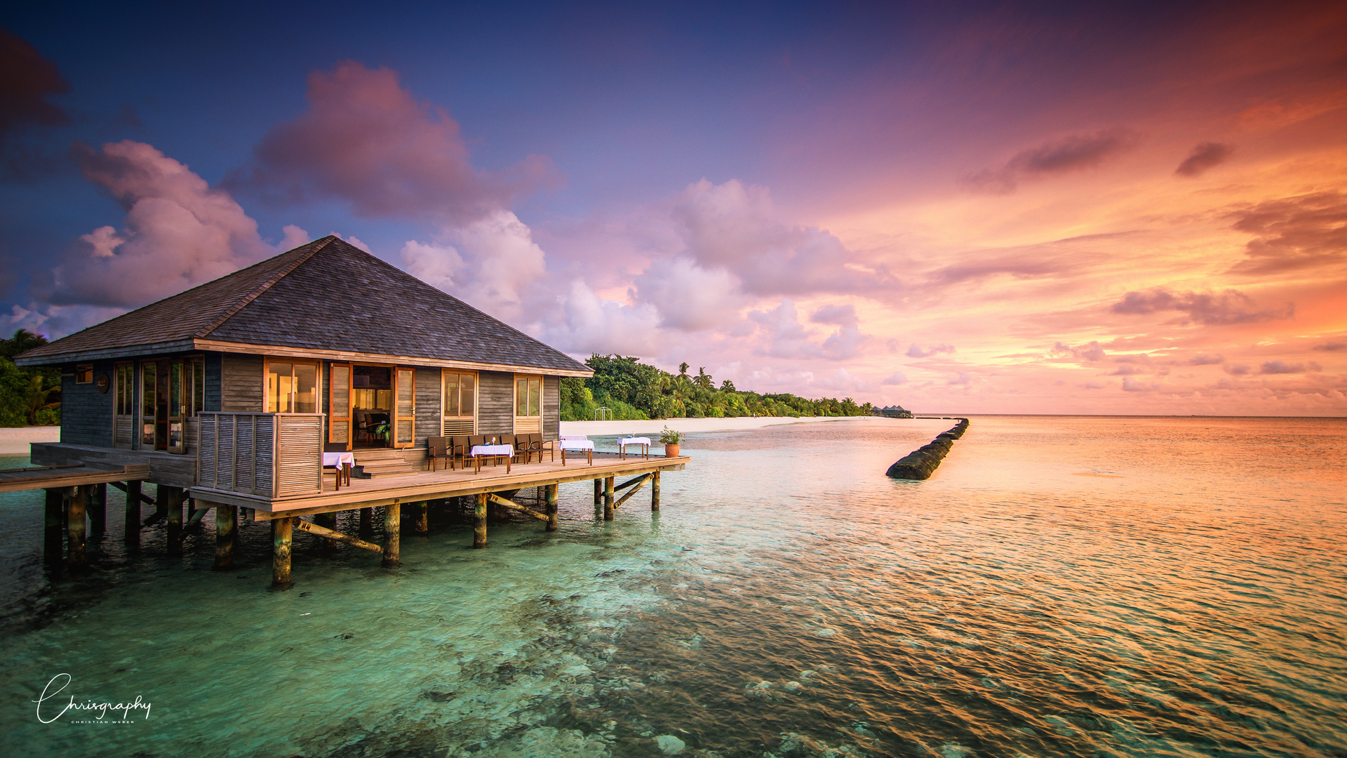 Sonnenuntergang Auf Den Malediven Foto Bild Asia Indian Ocean Malediven Bilder Auf Fotocommunity