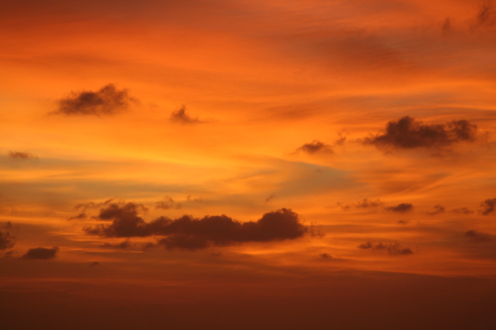 Sonnenuntergang auf den Malediven