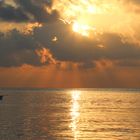 Sonnenuntergang auf den Malediven (Embudu)
