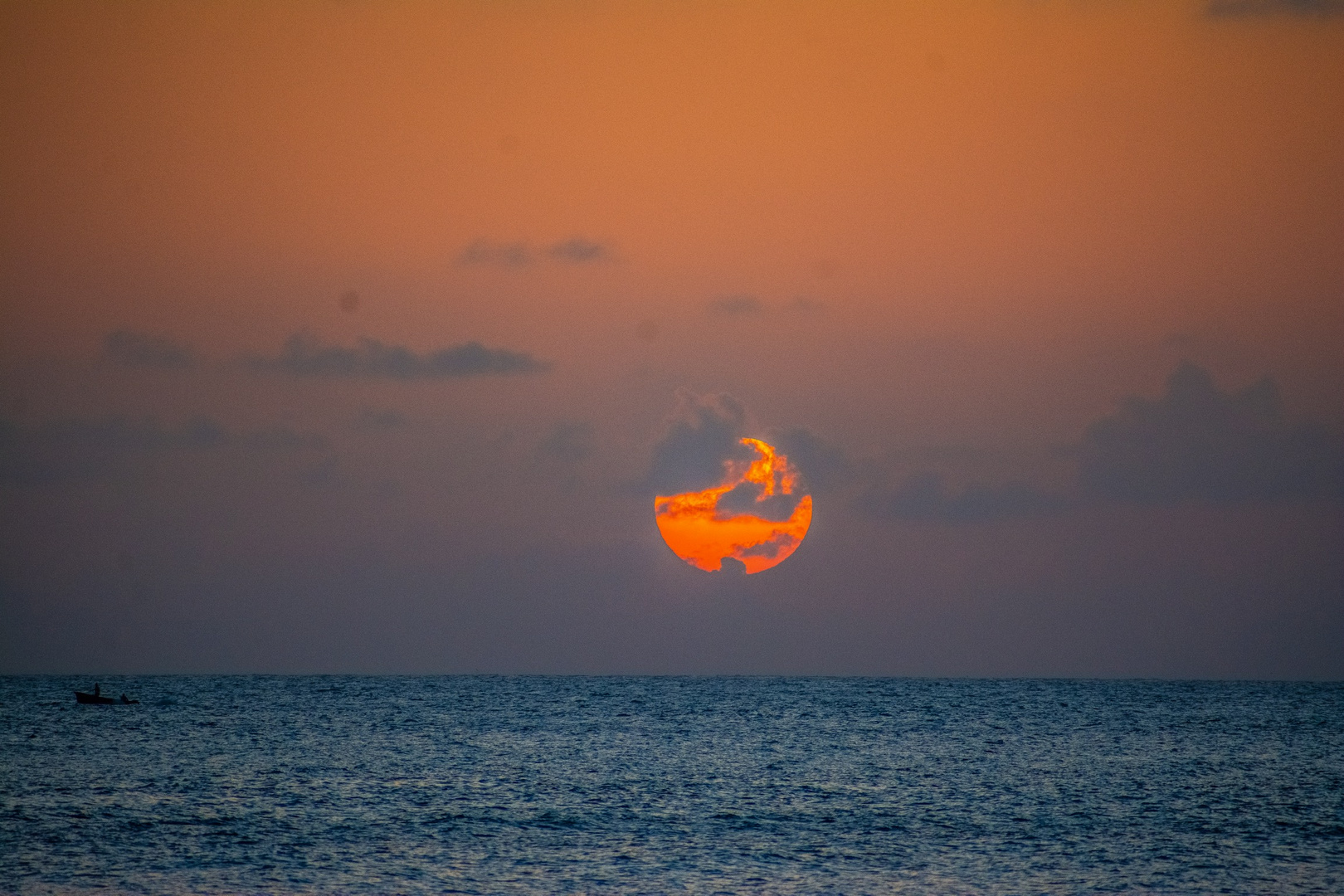 Sonnenuntergang auf den Seychellen