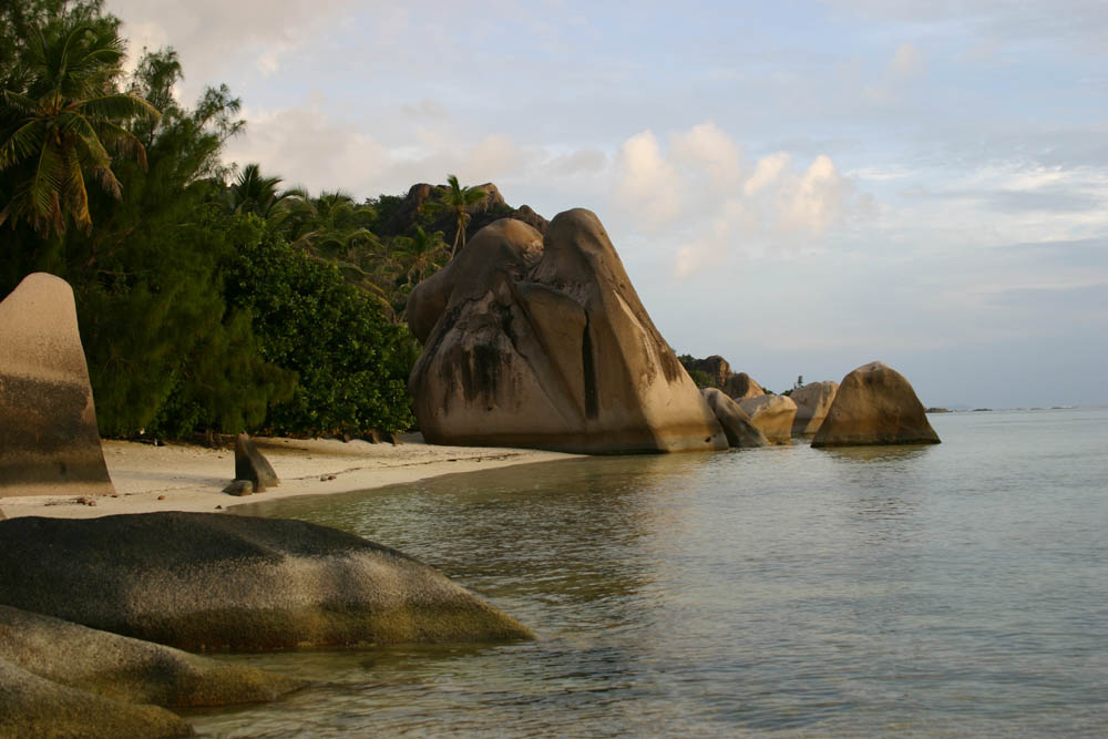 Sonnenuntergang auf den Seychellen