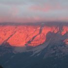 Sonnenuntergang auf den Waidringer Alpen