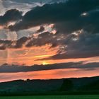 Sonnenuntergang auf der Almert.