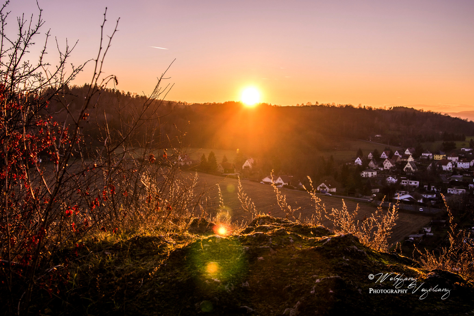 Sonnenuntergang auf der Altenburg