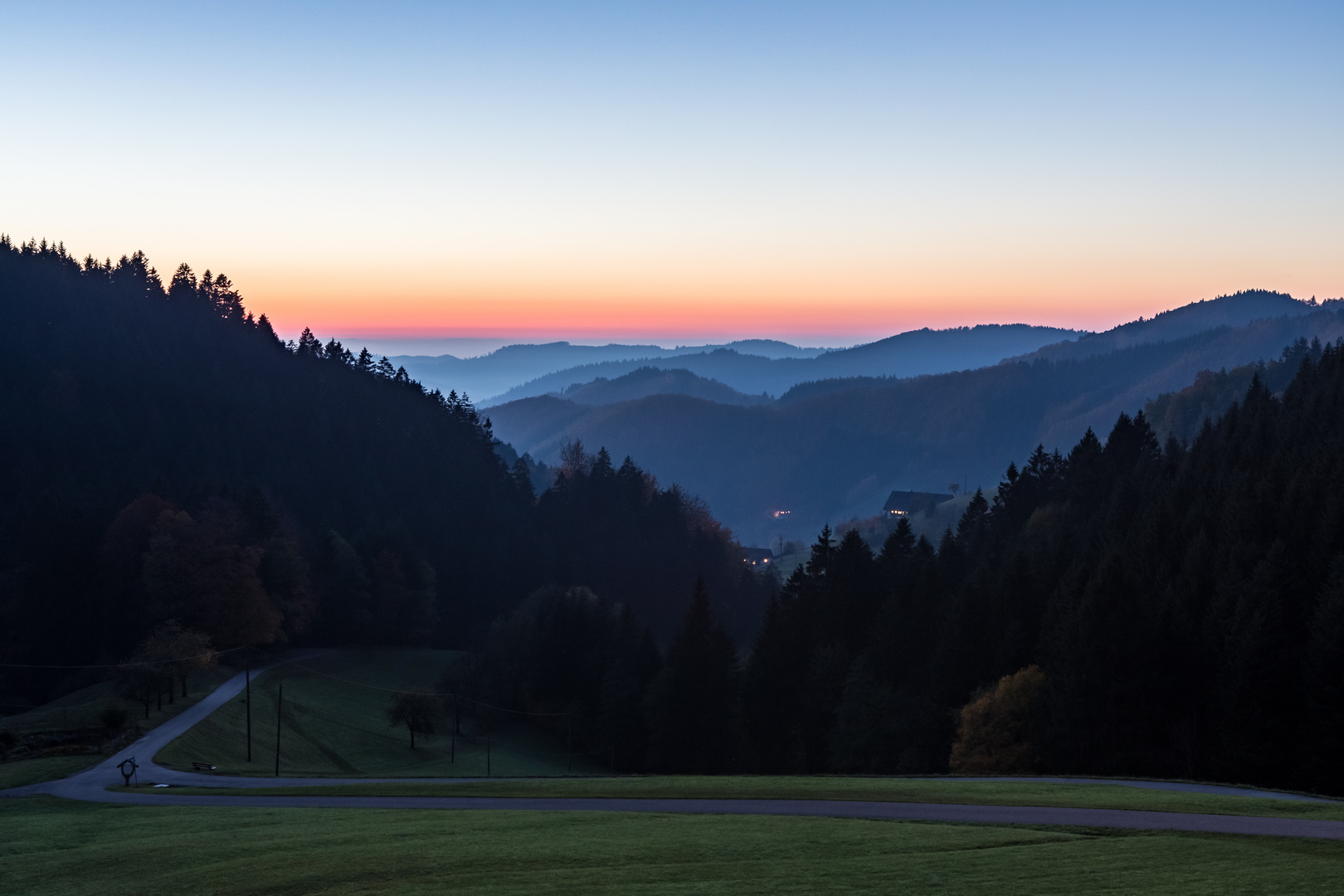 Sonnenuntergang auf der Breitmatt