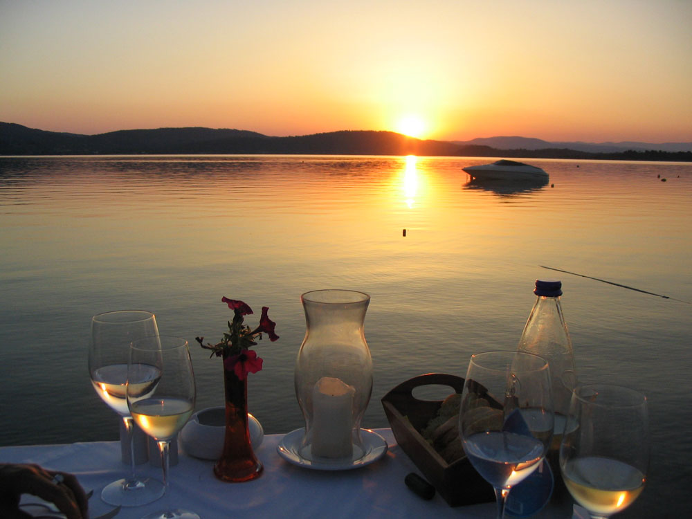 Sonnenuntergang auf der Chalkidiki