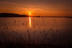 Sonnenuntergang auf der Geltinger Birk