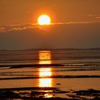 Sonnenuntergang auf der Halbinsel Eiderstedt