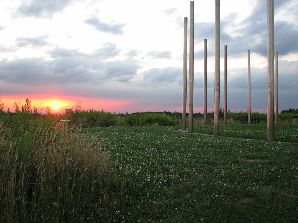 Sonnenuntergang auf der Halde