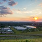 Sonnenuntergang auf der Halde Hoheward