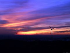 Sonnenuntergang auf der Halde Hoheward / Recklinghausen III