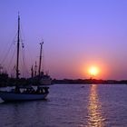 Sonnenuntergang auf der Hansesail