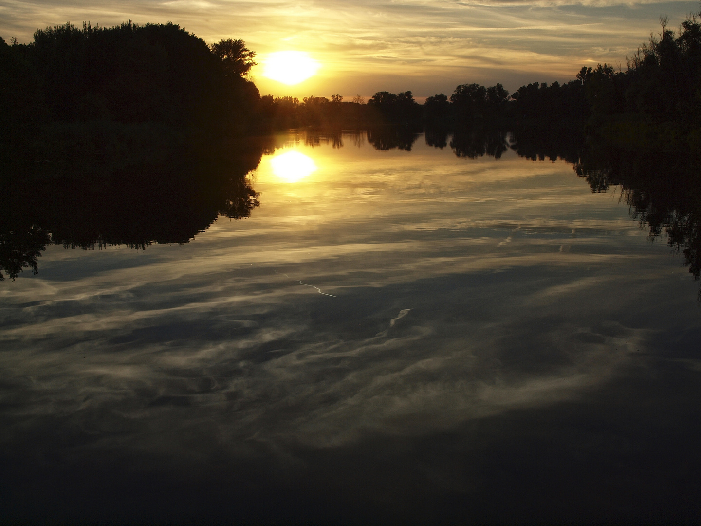 Sonnenuntergang auf der Havel